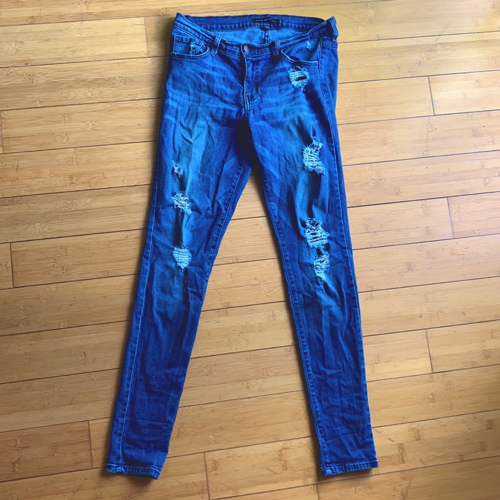Flying Monkey Skinny Ripped Jeans